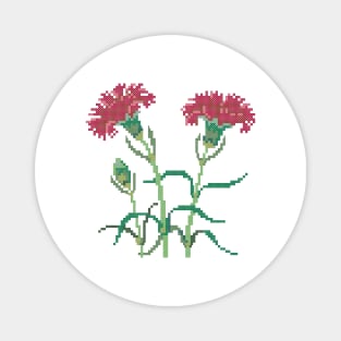 Ohio State Flower Carnation Magnet